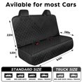 thumbnail image 4 of Funda de asiento de coche para perros Fidozen impermeable con cinturón para asiento trasero, 4 of 7