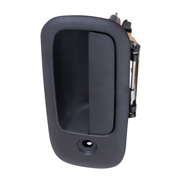 Brock Aftermarket Replacement Side Driver Left Outside Hinged Door Handle Textured Black Compatible With 2003-2022 Chevy Express
