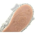 thumbnail image 5 of Girls Mary Jane Glitter Shoes Princess Ballerina Ballet Flats Flower Wedding Party Dress Shoes for Kids Toddler, 5 of 7