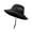 Black, variant on Mens Sun Hat Waterproof Wide Brim Bucket Cap Boonie Fishing Hats (Black)