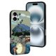 thumbnail image 5 of Funda de TPU de Mi vecino Totoro para iPhone 16 Plus: ultrafina, a prueba de golpes, antiamarilleo, resistente a arañazos, compatible con carga inalámbrica, agarre mejorado, estilo negro., 5 of 7