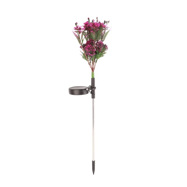 Luces de césped, luces solares de flores Phalaenopsis que emiten luz para exteriores, luces decorativas Phalaenopsis, tecnología avanzada