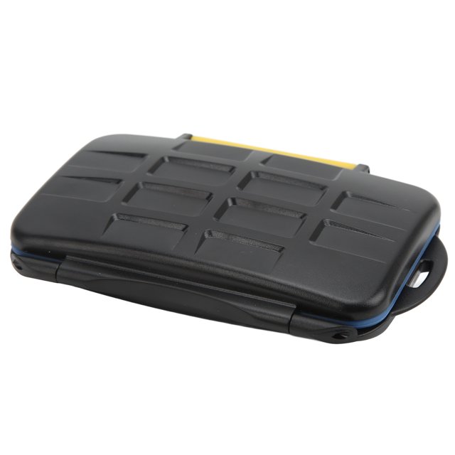 Caja De Almacenamiento Para Tarjetas De Memoria, Soporte Para Tarjetas De Memoria, Gran Capacidad, Portátil, Ergonómico Para Tarjetas MSPD Para Tarjetas CF ANGGREK Memory Card Storage Box