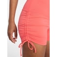 thumbnail image 4 of No Boundaries Ruched Side Bike Shorts, 4" Inseam, Women’s XXS-XXL, 4 of 5