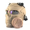 thumbnail image 1 of TopOne Tactical Gas Mask Full Face Single Fan Skull Covers Protective Mask for Outdoor Cs Game Masquerade Cosplay, 1 of 6