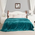 thumbnail image 1 of Cooling Blanket Thickened Coral Pure Color Blanket Flannel Leisure Blanket Skin Friendly 51x59IN Cooling Weighted Blanket Plush Throw Blankets for Adults summer items for Bed, Couch and Sofa, 1 of 5