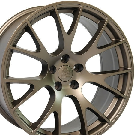 Single(1) OE Wheels DG69 22x10 Satin Bronze Rim 5x139.7 25ET