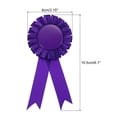 thumbnail image 2 of Uxcell Blank Award Ribbon, Ribbon Honorable Prize Recognition Ribbon Purple 12Pcs, 2 of 5