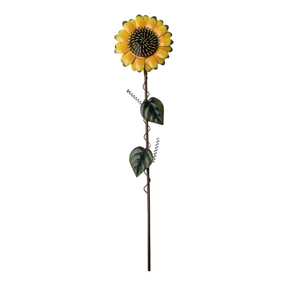Estacas De Girasol Girasol Amarillo Decoración Al Aire Libre Simulación Jardín Girasol Hierro Flor Césped Estatua Escultura Para Jardín Patio Césped Patio Eigraketly HA013188-00