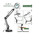 Magnifying Glass with Light and Stand, 10X Magnifying Lamp, 2-In-1 Desk ...