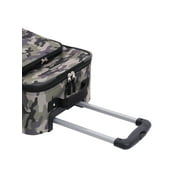 Travelers Club 3 Piece Kids and Junior Rolling Travel Luggage Set, Camo