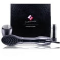 thumbnail image 3 of Royale 4-in-1 Interchangeable Blower Brush Set w/ Volumizing, Straightening & Curling Attachments (Black), 3 of 7