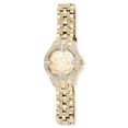 thumbnail image 2 of Elgin Adult Men's Gold Blinged Out Round Case Watch with Matching Bracelet and Faux Skeleton Dial. (FG180032), 2 of 5