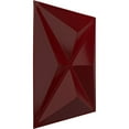 thumbnail image 2 of Ekena Millwork 11 7/8"W x 11 7/8"H Kent EnduraWall Decorative 3D Wall Panel, Gloss Merlot (Covers 0.98 Sq. Ft.), 2 of 6