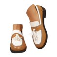 thumbnail image 3 of EliteGoogv Womens Tassel Loafers Low Heel Slip On Comfortable Walking Shoes For Women Casual Daily Footwear US:6.5, 3 of 9