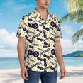 thumbnail image 5 of Daiia Game Controller Hawaiian Shirt for Men Gentle Cotton Regular Short Sleeve Casual-XX-Large, 5 of 9