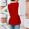 thumbnail image 6 of Uootdi Women's Sleeveless Vest Casual Cozy Soft Fashion Cardigan Vest Business Casual Outfits Vest with Pockets, 6 of 8