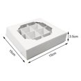 thumbnail image 3 of Paper Chocolate Packaging Box Cookie Boxes clean.   EASY TO USE: for Celebration Birthday Carnival White, 3 of 9