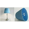 thumbnail image 6 of FSLiving Blue Cloth Lamp Shades Fixture Replacement Shades for DIY Floor Lamps Table Lamp Pendant Light Fixture and Other Compatible Lamps - 1 Pack, 6 of 7