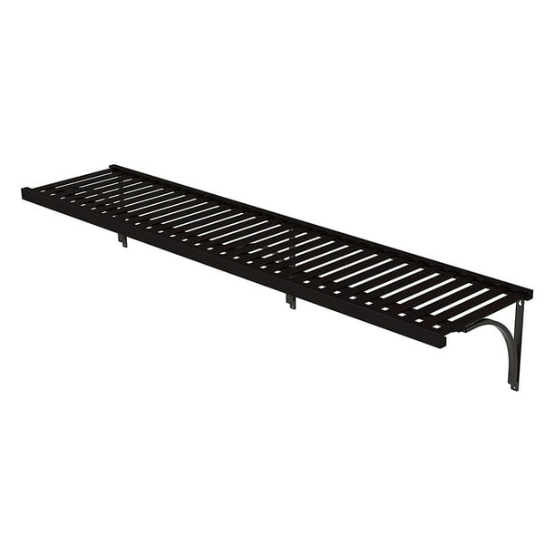 ClosetMaid Premium Wood Ventilated Closet Wall Organizer Shelf w/ Kit