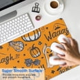 thumbnail image 4 of Long Mouse Pads for Desk,Halloween Pumpkin Words Pattern Desk Mats on Top Of Desks, Desk Mouse Pad Extra Large with 3mm Non-Slip Base and Stitched Edge for Gaming,Office,Work,Home 31.5x11.8in, 4 of 5
