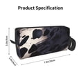 thumbnail image 2 of Portable Storage Bag 7.9×3.5×2.4in Simple Design Convenient Storage And Finishing Bag Light Body Can Be Used As A Cosmetic Bag Storage Bag Animal Print Style Mediumorchid_3, 2 of 8