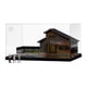 thumbnail image 1 of Modelo de estación de tren a escala 1:64, arquitectura, escena, plataforma de tráfico, modelo de estación DIY Estación con figura, 1 of 9