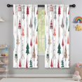 thumbnail image 5 of Blackout Kids Curtains,Multicolor Christmas Tree Pattern Childrens Insulated Curtains Set Of 2,Bedroom Essentials,Toddler Room Decor 42"x63", 5 of 5
