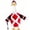 A, variant on geerera 23 Inch Porch Goose Outfits, Farmhouse Style Wear with Woven Hat and Lace Collar for Lawn Cement Geese, Yard and Garden Decor Gift