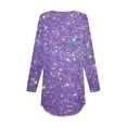 thumbnail image 4 of FAIWAD FAIWAD Long Sleeve Tunic Tops for Womens Round Neck Trendy Lightweight Plus Size Pullover Tops, 4 of 5