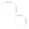 thumbnail image 2 of Moluckfu 10Ud Anillos Plásticos Para Manualidades Con Corazón Para Crear Atrapasueños Y Guirnaldas, 2 of 8