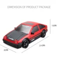 thumbnail image 5 of AIGIA Remote Control Car RC Drift Car 2.4GHz 1:24 Scale 4WD 15KM/H High Speed Model Vehicle with LED Lights Drifting Tire Racing Sport Toy Car for Adults Boys Girls Kids Gift, 5 of 9