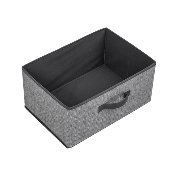Injueey Cubo de almacenamiento de ropa, cesta de gran capacidad, cajón, cajas de organización, multifuncional para artículos diversos, Almacenamiento y organización del hogar Gris, 40*28*20 (23L) 23L