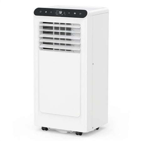 8,000 BTU Portable Air Conditioner – 3-in-1 AC Unit with Fan & Dehumidifier, Remote, 24H Timer, Window Kit, Quiet Sleep Mode for Rooms up to 350 Sq.Ft, Bedroom, Home Office, Apartment