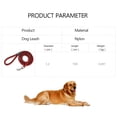 thumbnail image 4 of Nylon Dog Leash 5ft Long Walking Dog Rope Metal Clasp Dog Chain Traction Rope for Medium Dog Training Walking Outside, 4 of 7