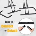 thumbnail image 6 of Bicycle Floor Parking Rack Stand Adjustable 2 Bikes Indoor Home Garage Storage, 6 of 6