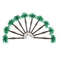 thumbnail image 2 of Esquirla 10x 100mm Painted Mini Model Tree Making Coconut Palm Trees for Diorama Wargames 100mm Height, 2 of 8