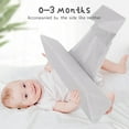 thumbnail image 3 of 2026GASRANW kids Side Sleeper Weddge Breathable Pillow, Removable and Washable Breathable Bedding Set Original Down Alternative Pillow for Sleeping, 3 of 7