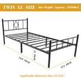 thumbnail image 5 of Emiosmt 14 in with Headboard and Footboard Metal Platform Bed Frame, Twin, 5 of 8