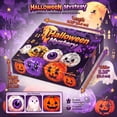 thumbnail image 6 of CQHVKQ 5 Pack 2" Mini Dumpling Squishy Mystery Box, Halloween Mystery Squishy Dumpling, Glitter Stress Relief Squeeze Balls with Steamer Box, Mystery Surprise Fidget Halloween Toys for Kids, 6 of 9