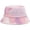 Pink, variant on CoCopeaunts Tie Dye Bucket Hat Women Fishing Hat Cotton Hip-Hop Street Sun Protection Fisherman Hat Reversible Double-Side-Wear