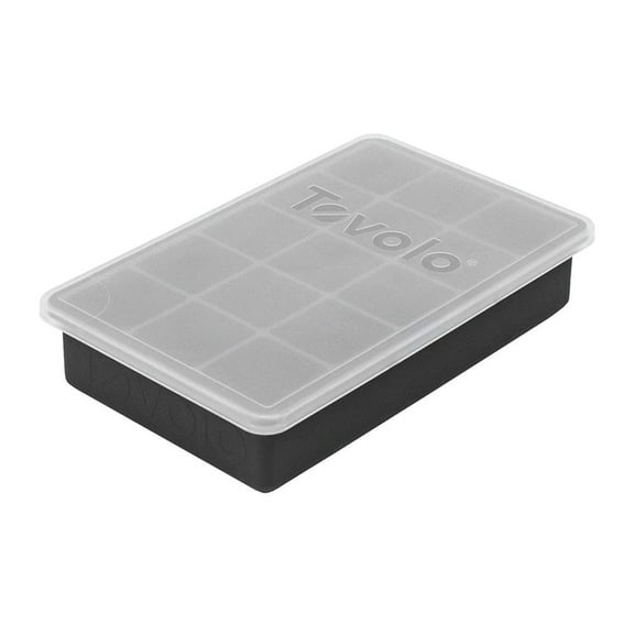 Tovolo Perfect Cube Ice Tray w/ Lid Charcoal