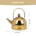 thumbnail image 3 of Stainless Steel Teakettle House Kettle Durable Kitchen Kettle with Strainer, 3 of 4