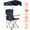 Navy Blue, variant on Moclever Foldable Canopy Beach Chair with Cup Holder and Sun Protection, Green