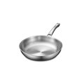 thumbnail image 1 of Sartén de acero inoxidable triple capa VocVoi de 12 pulgadas, libre de PFOA y PTFE, sartenes de chef, aptas para lavavajillas y horno, aptas para cocinas de inducción, vitrocerámica y gas., 1 of 5