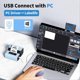 thumbnail image 3 of Phomemo M221 Label Maker Machine Bluetooth Portable Label Maker Blue, 3 of 4