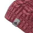 thumbnail image 3 of Women's adidas Whittier 3 Beanie Hat Color: Dark Red Size: N/A, 3 of 4