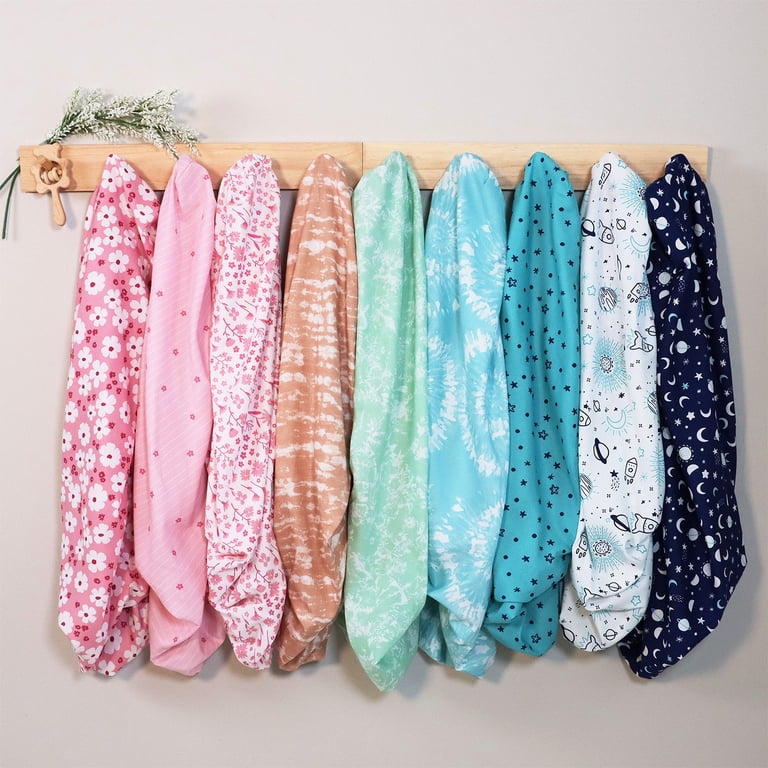 The Peanutshell Fitted Crib Sheets, 3-Pack, Whimsical Floral photo 2
