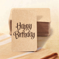 thumbnail image 2 of 500pcs Blank Kraft Paper Business Cards Word Card Message Card DIY Gift Card, 2 of 8