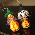 thumbnail image 4 of Halloween Hanging Ornament LED Light up Pumpkin Hanging Decor Halloween Ornament, 4 of 8
